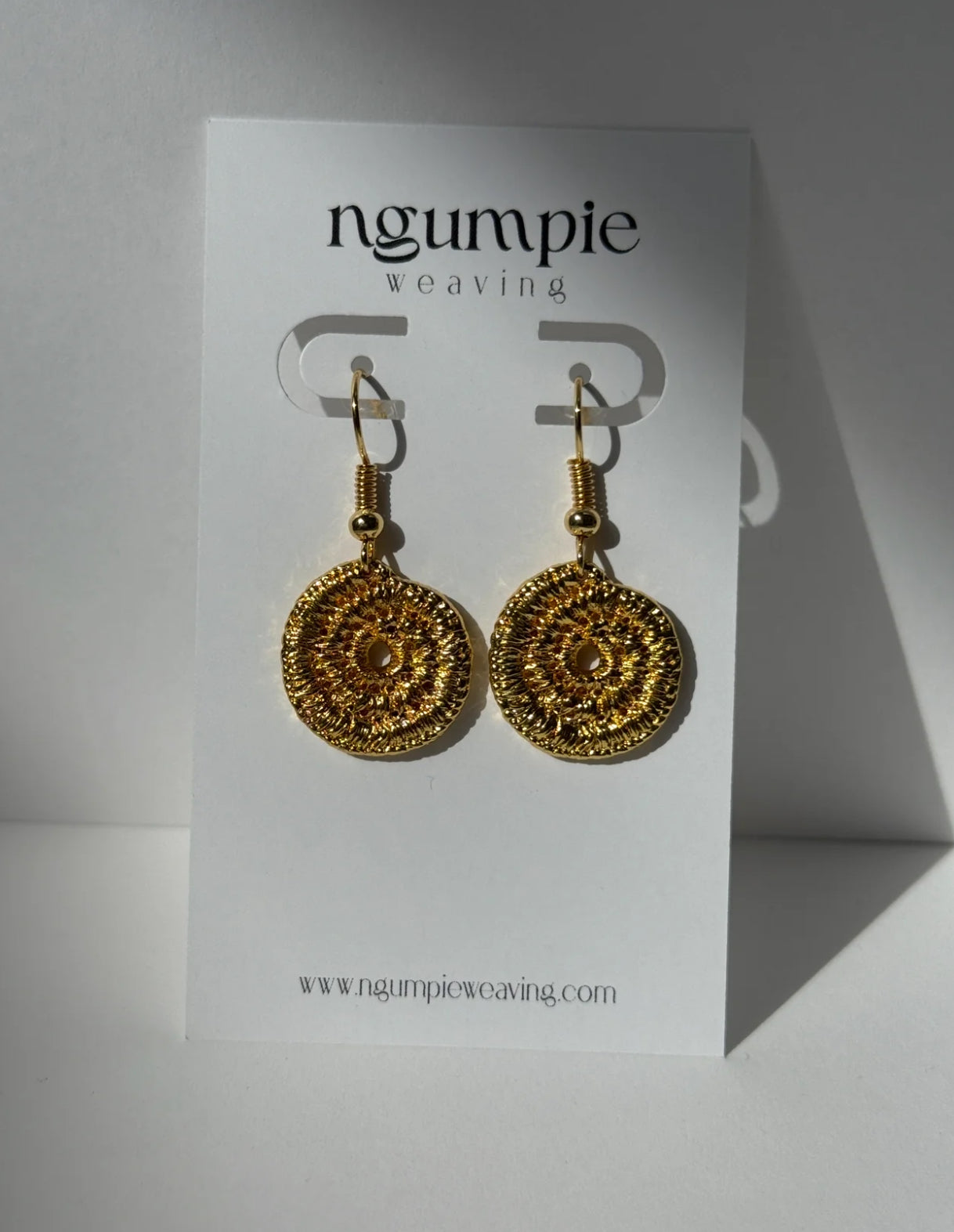 Ngumpie Weaving - Copper earrings