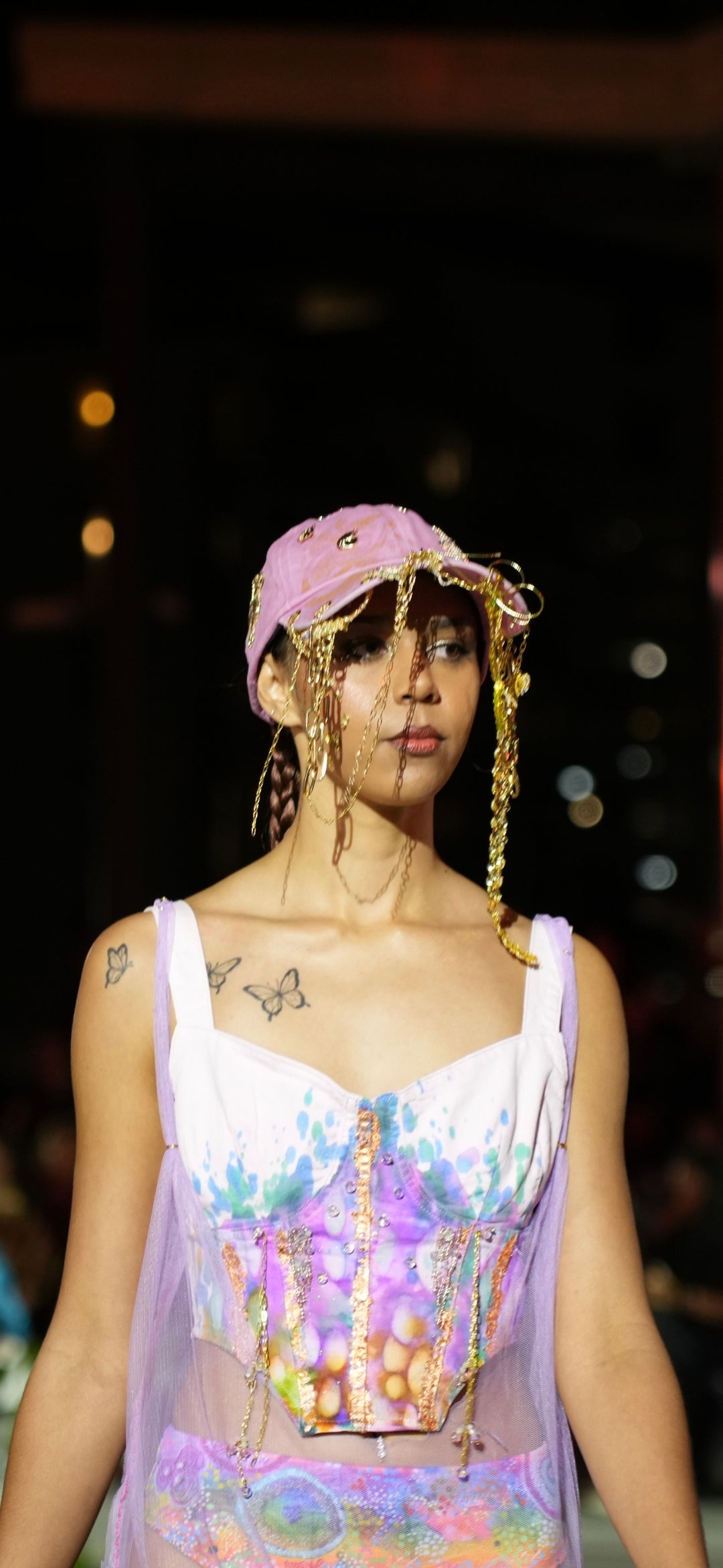 Country to couture mermaid runway look