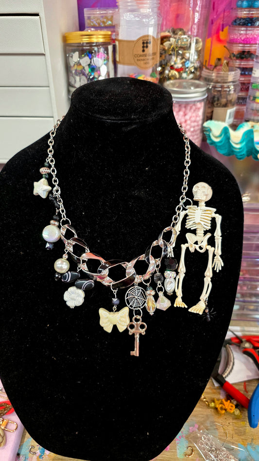 Spooky Season trinket necklace