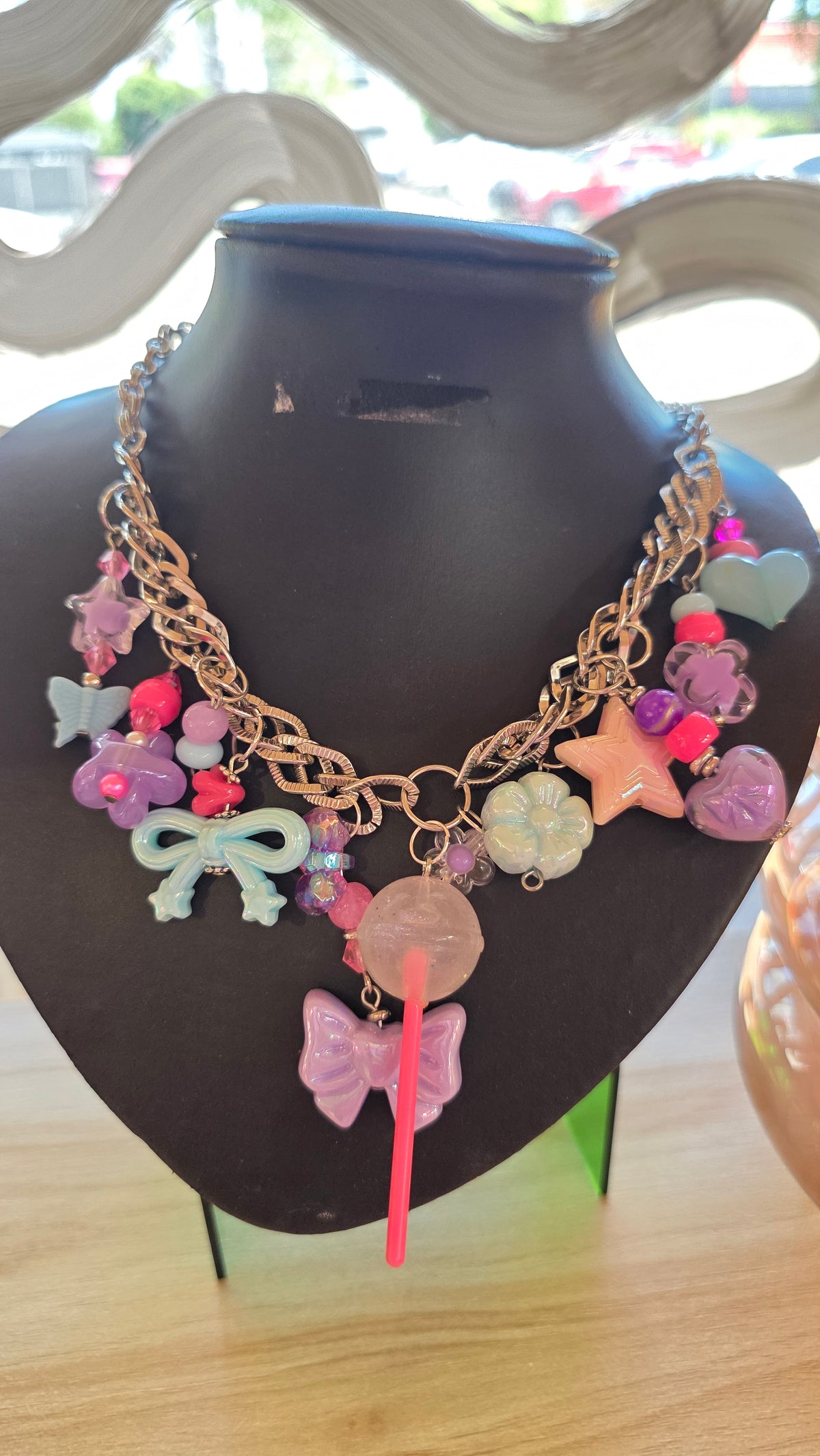 Sweet as candy trinket necklace