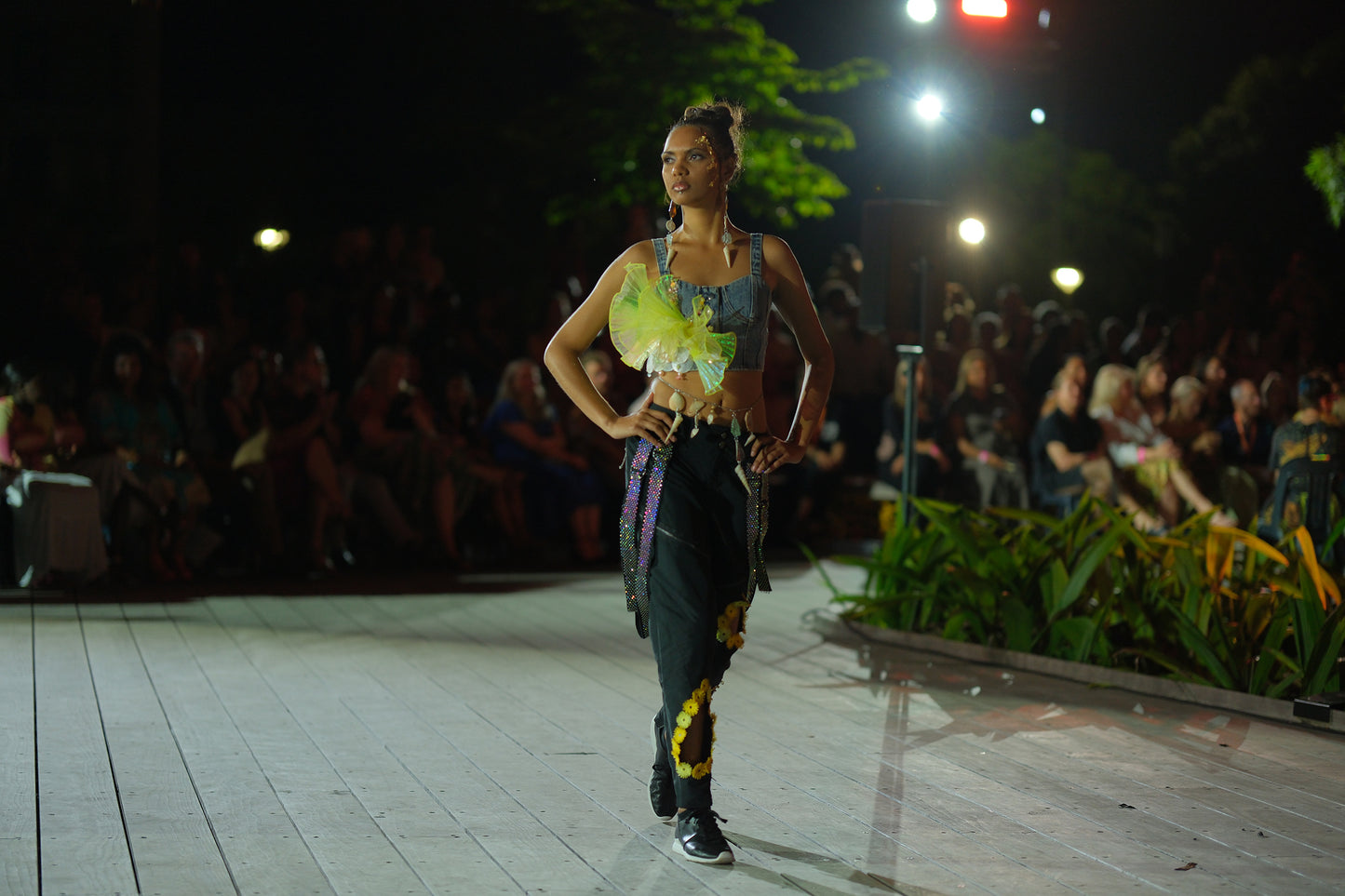 Country to couture runway look