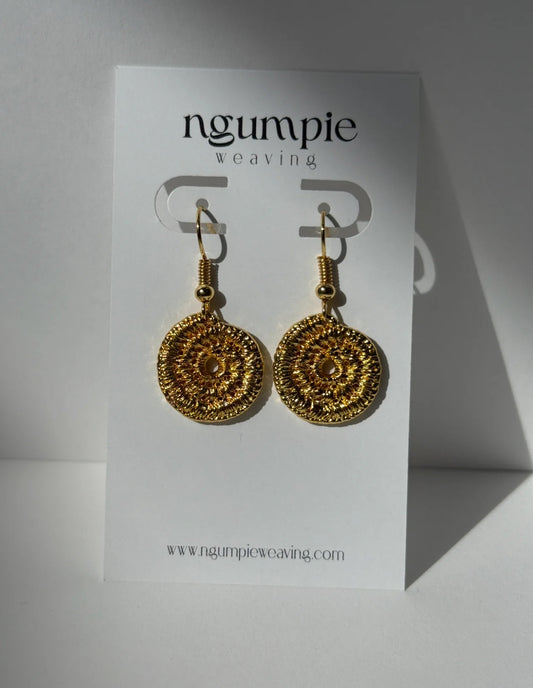 Ngumpie Weaving - Copper earrings