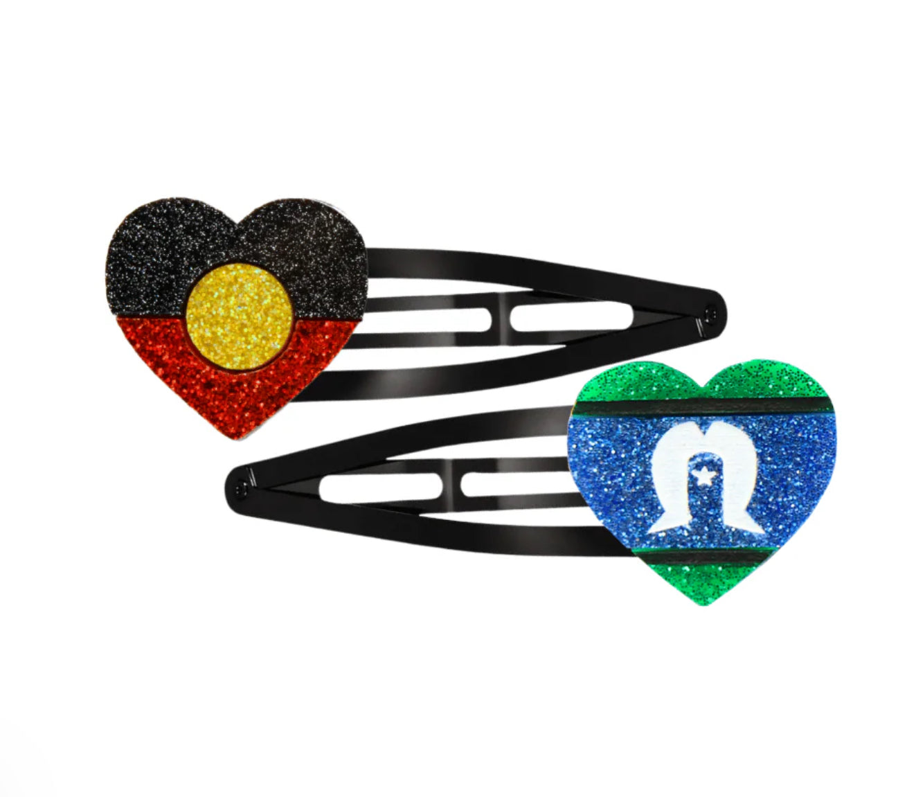 Haus of Dizzy First Nations pride hair clips