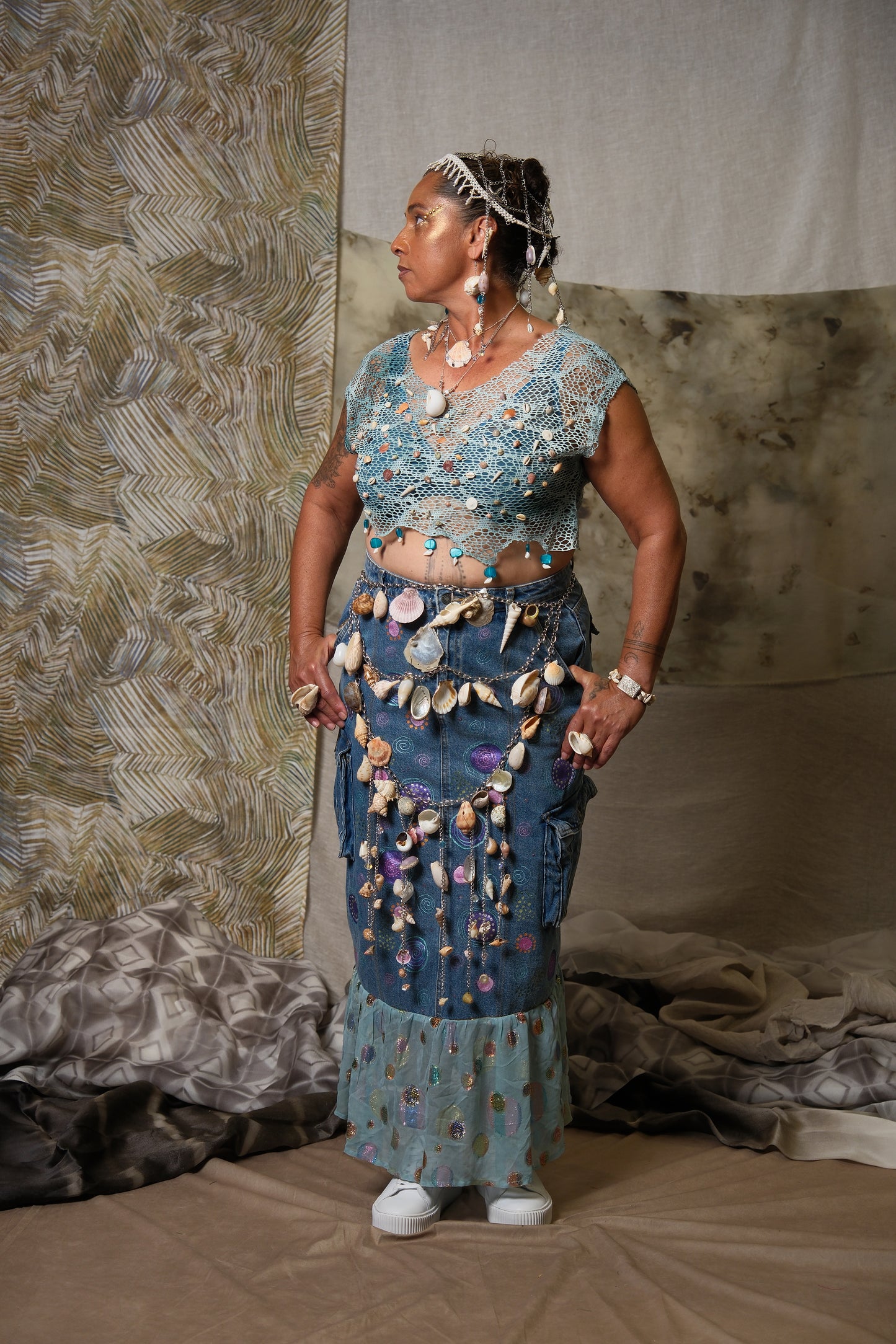 Country to couture runway look