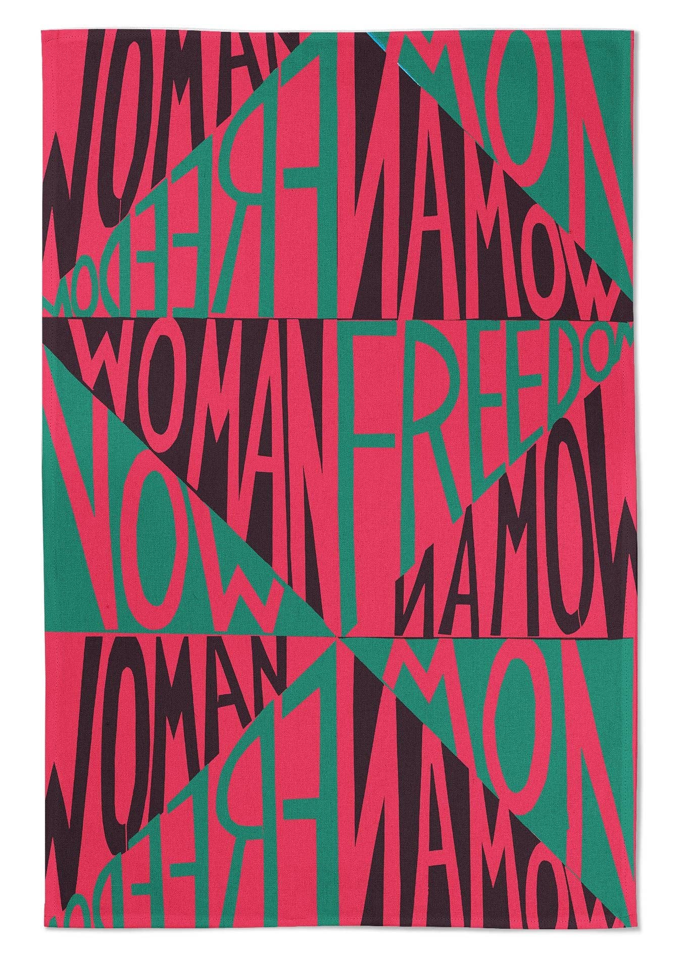 Woman Freedom Now Tea Towel x Faith Ringgold