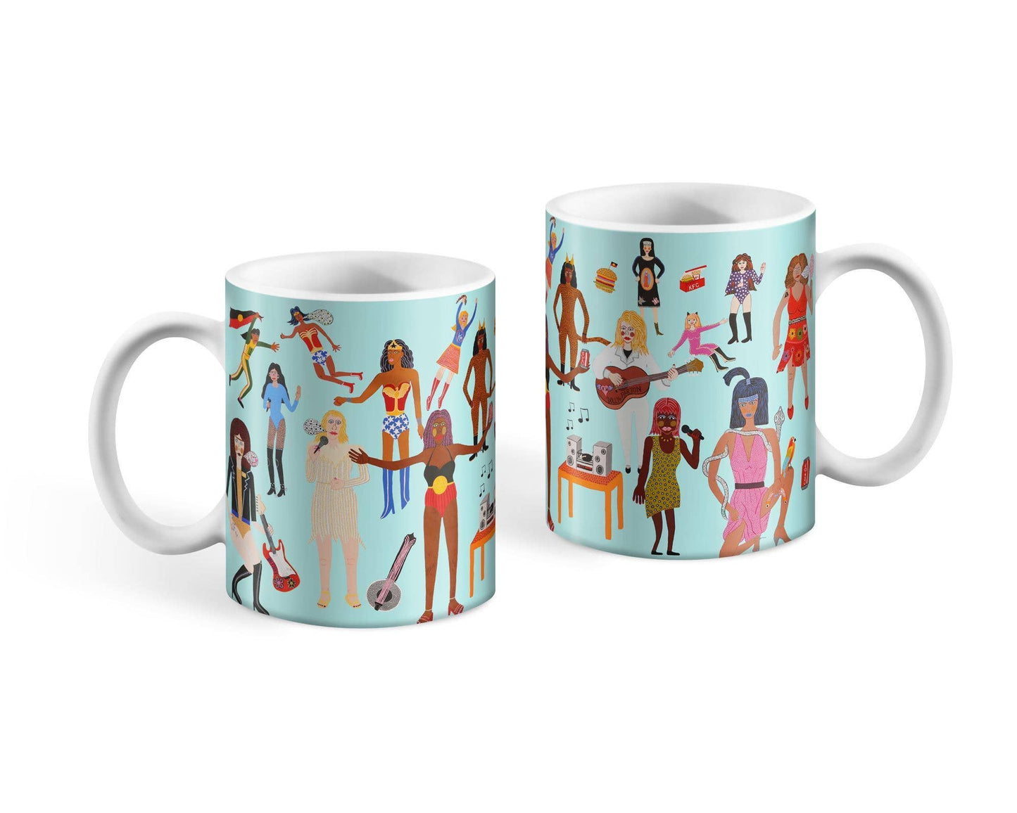 Wonder Woman's Wonderful World Mug x Kaylene Whiskey: Default