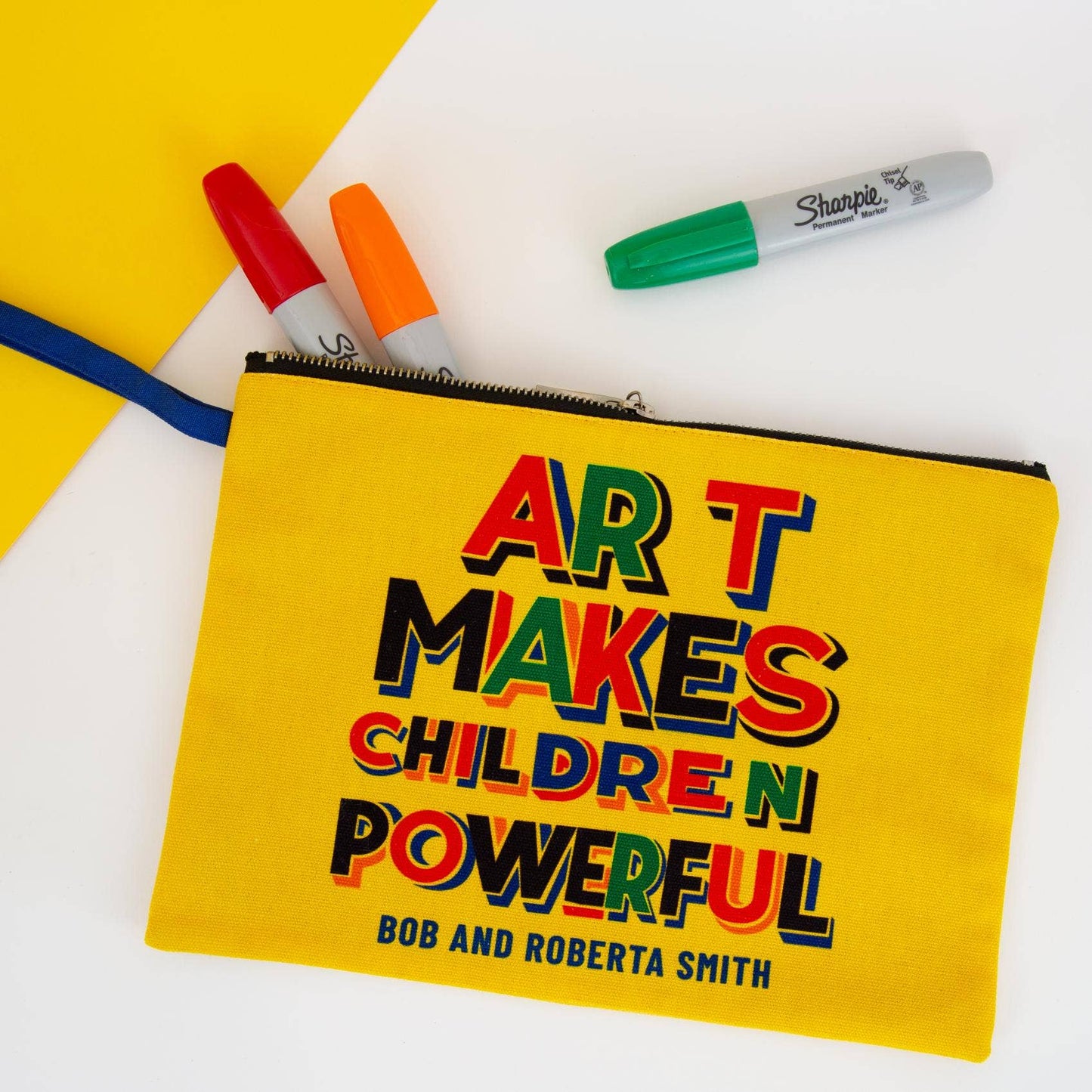 Art Makes Children Powerful Pencil Case x Bob and Roberta Sm