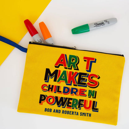 Art Makes Children Powerful Pencil Case x Bob and Roberta Sm