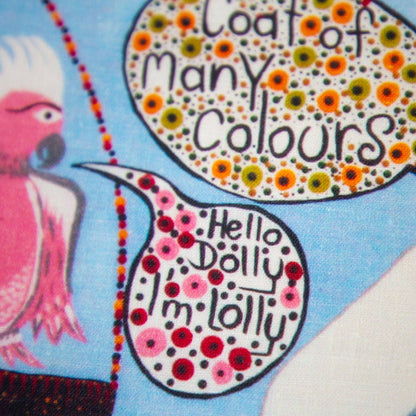 Dolly Parton and Tina Turner Tea Towel x Kaylene Whiskey: Default