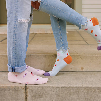 Socks that Save LGBTQ Lives (Pink Lips): Small
