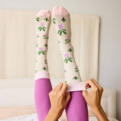Socks that Support Mental Health (Happy Houseplants): Small