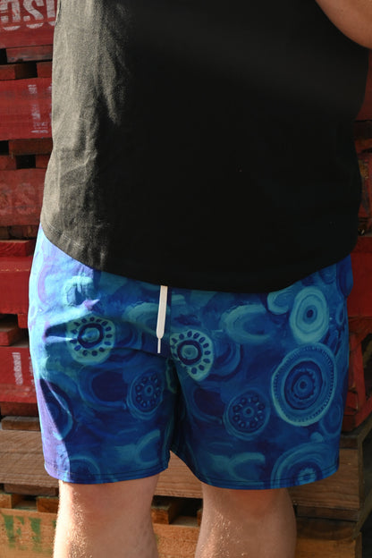 “Ocean” adult shorts