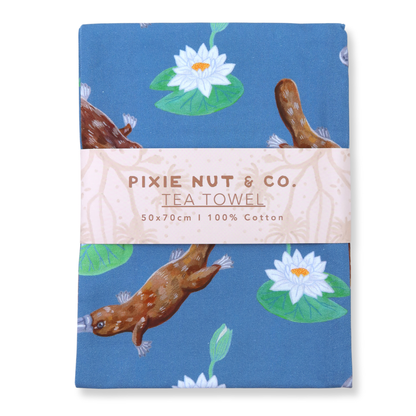 Australian Tea Towel - Platypus