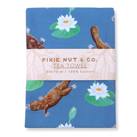Australian Tea Towel - Platypus