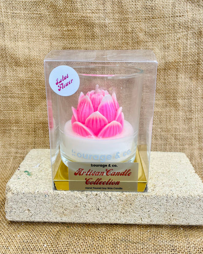 Lotus Bloom Jar: Pink
