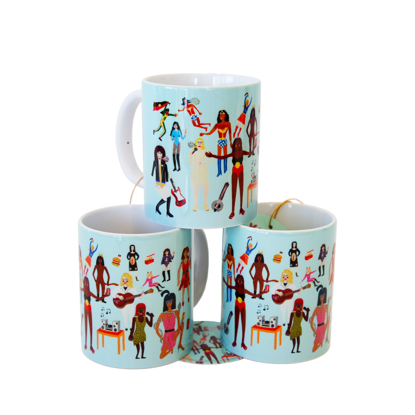 Wonder Woman's Wonderful World Mug x Kaylene Whiskey: Default