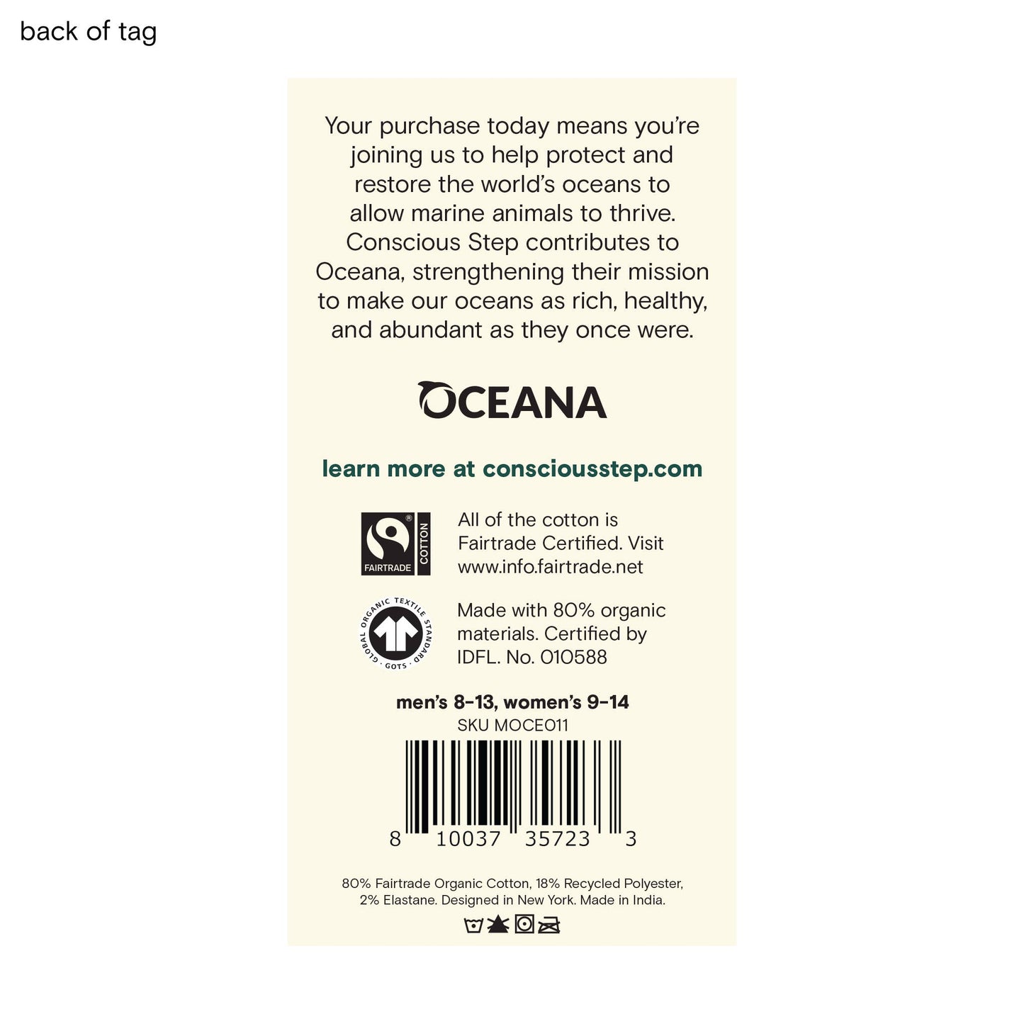 Socks that Protect Whales: Small