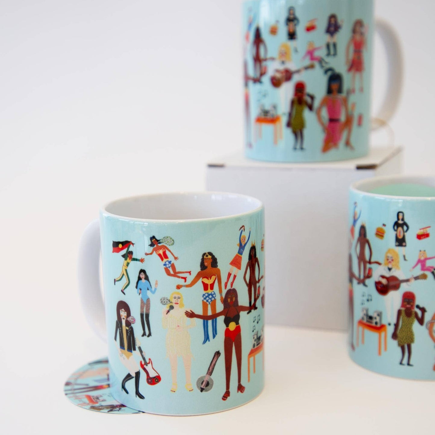 Wonder Woman's Wonderful World Mug x Kaylene Whiskey: Default