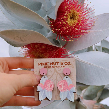 Earrings - Mottlecah Australian Wildflower
